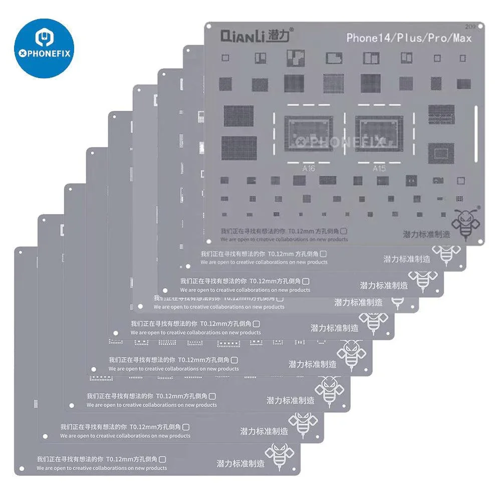 QianLi Bumblebee BGA Reballing Stencils For iPhone 6-15 Pro Max - Image 3
