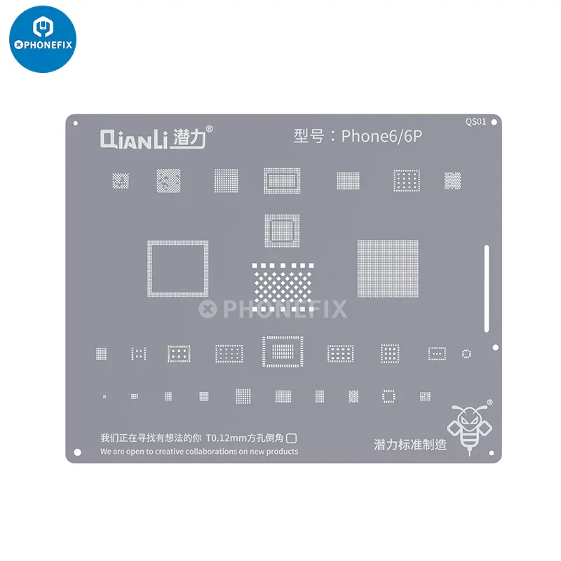 QianLi Bumblebee BGA Reballing Stencils For iPhone 6-15 Pro Max - Image 8