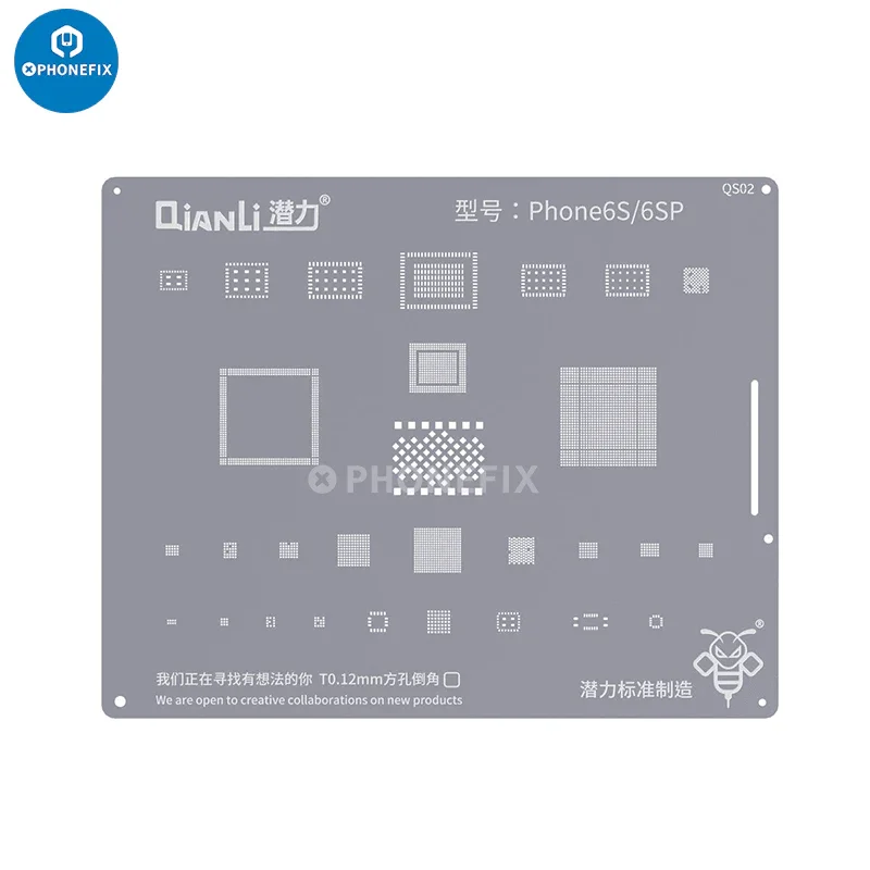 QianLi Bumblebee BGA Reballing Stencils For iPhone 6-15 Pro Max - Image 9