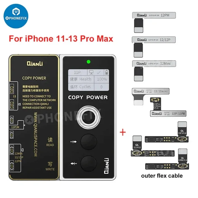 Qianli Copy Power Battery Flex Cable For iPhone 11-14 Pro Max - Image 3