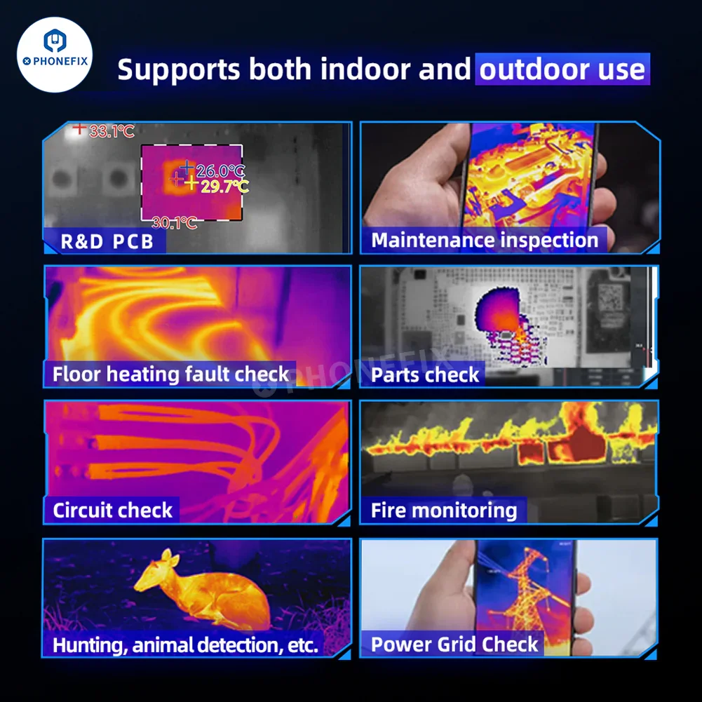 QianLi Fire Eye Pro Infrared Thermal Camera PCB Fault Diagnosis Tool - Image 2
