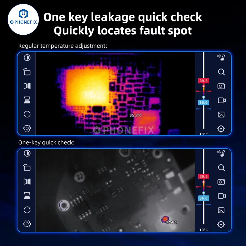 QianLi Fire Eye Pro Infrared Thermal Camera PCB Fault Diagnosis Tool - Image 6