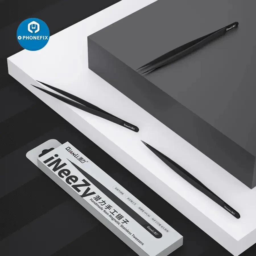 Qianli Handmade Polished Manual Tweezers Stainless Tweezers - Image 6