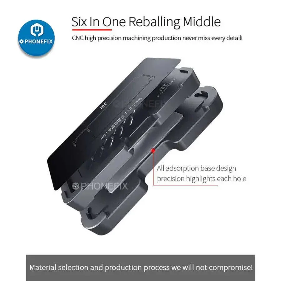 QianLi i2C Middle Frame Reballing Platform for iPhone X - 11 Pro Max - Image 5