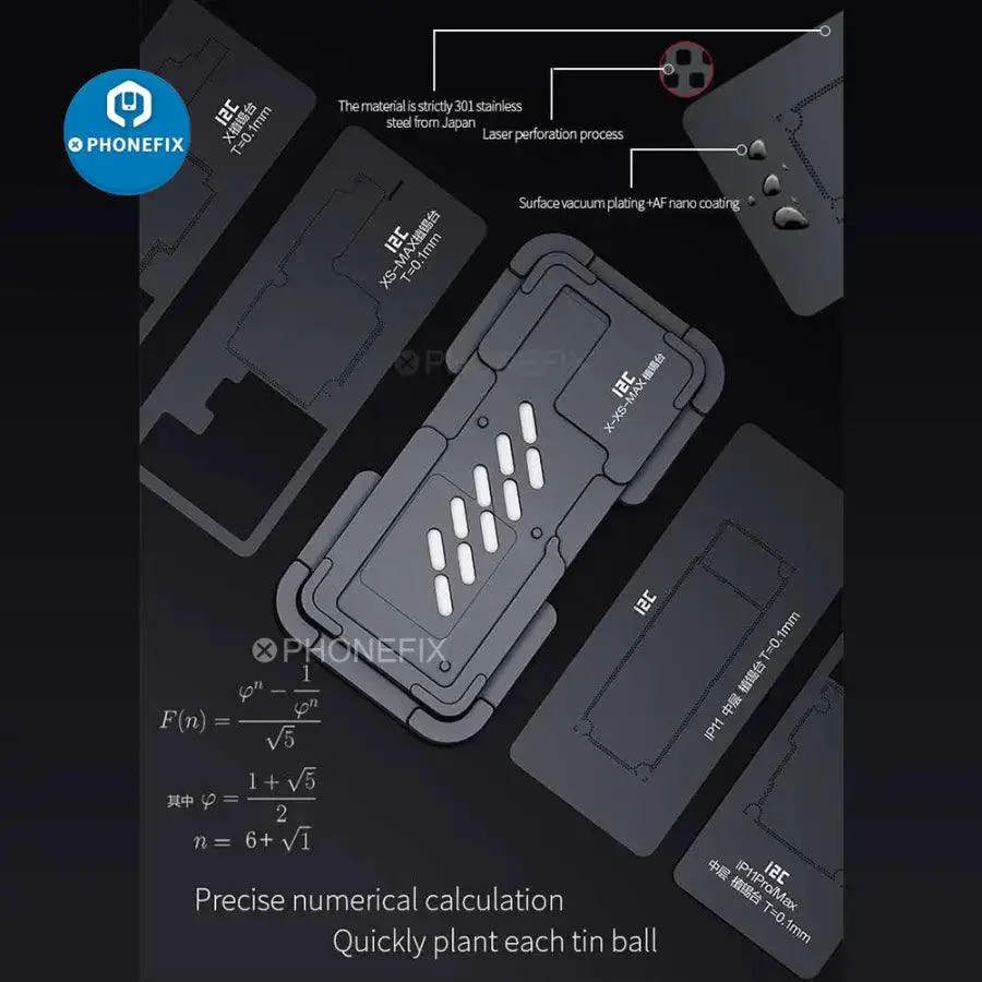 QianLi i2C Middle Frame Reballing Platform for iPhone X - 11 Pro Max - Image 6
