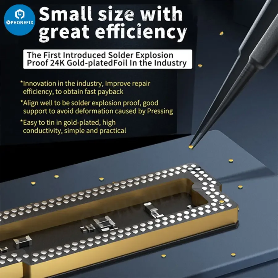 Qianli iAtlas Explosion Proof 24K Gold-Plated Foil for PCB Soldering - Image 11