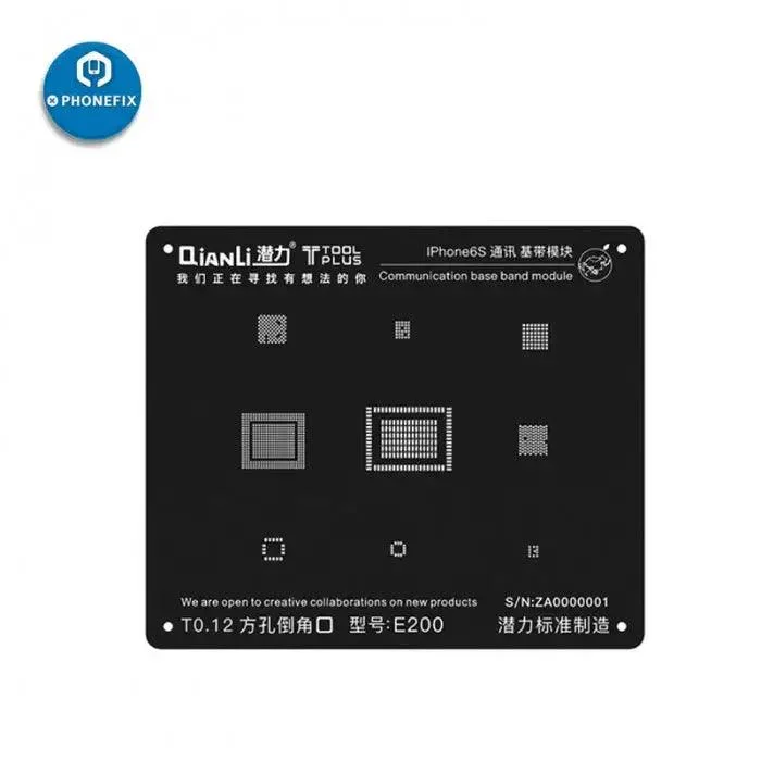 Qianli iBlack 3D CPU BGA Reballing Stencils For iPhone 5S 6 6S 7 8 X - Image 3