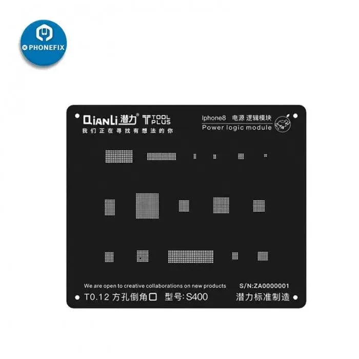 QianLi IBlack 3D CPU BGA Reballing Stencils For iPhone X 8 7 6S 6 5S - Image 2