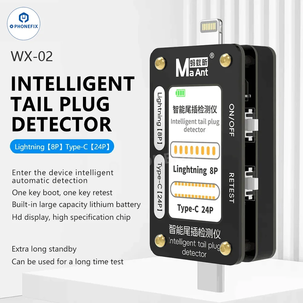 QianLi iBridge A3 Tail Plug Analysis Tester with Lightning Type-C Port - Image 3