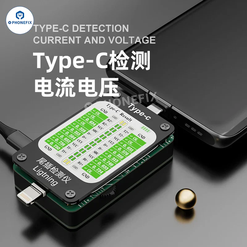 QianLi iBridge A3 Tail Plug Analysis Tester with Lightning Type-C Port - Image 7
