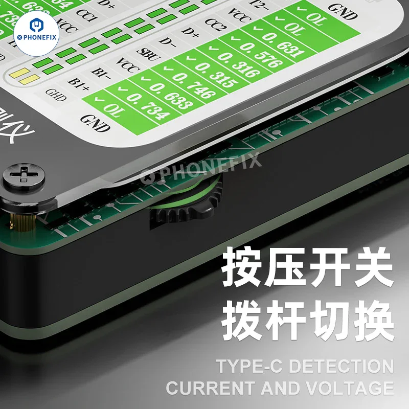 QianLi iBridge A3 Tail Plug Analysis Tester with Lightning Type-C Port - Image 9