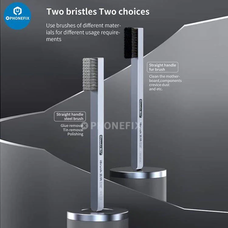 Qianli iBrush - Premier Steel Brush for solder residue Glue Removal - Image 4