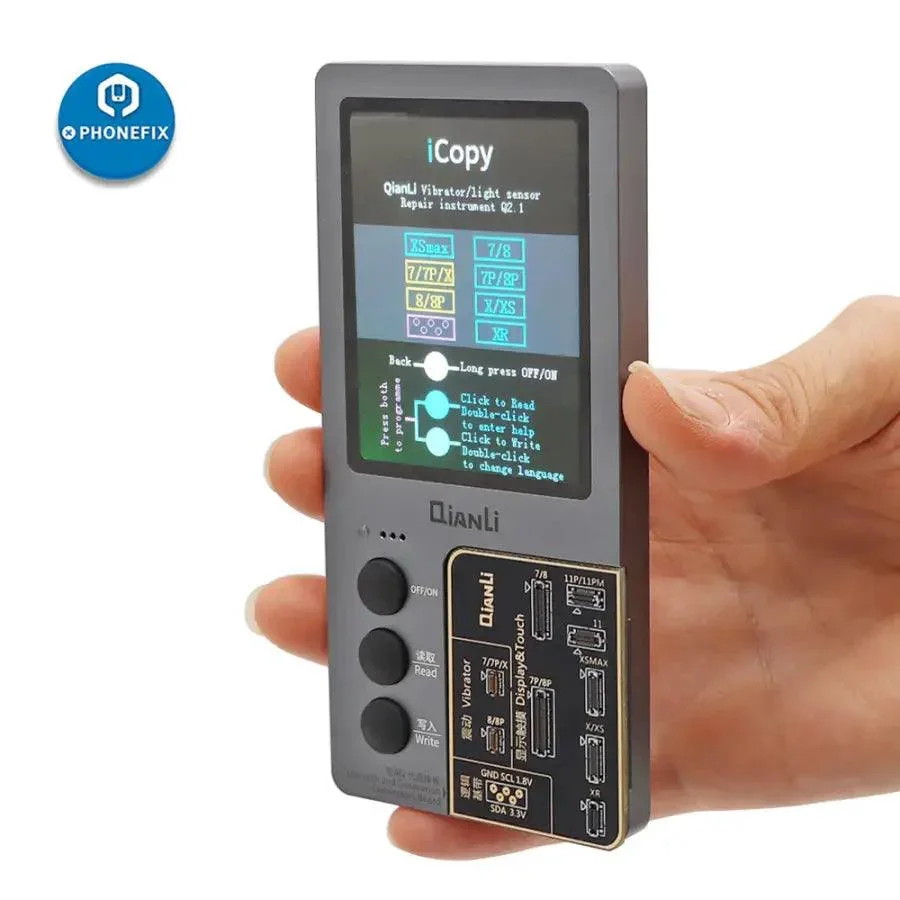 QianLi iCopy Plus 2.2 Phone Programmer with battery Light Sensor Board - Image 11