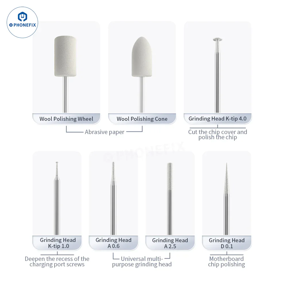QIANLI iHandy DM460-K Polishing Pen for PCB Chip Grinding Cutting - Image 17