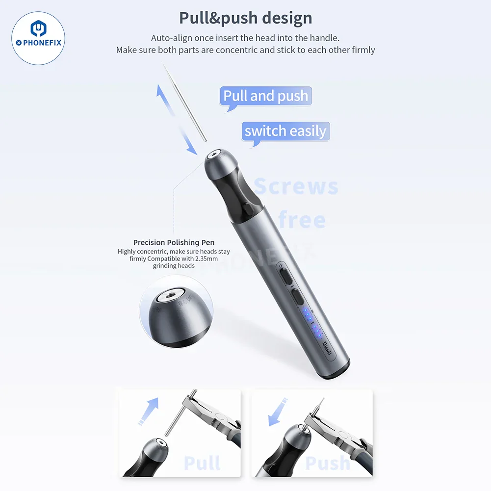 QIANLI iHandy DM460-K Polishing Pen for PCB Chip Grinding Cutting - Image 6