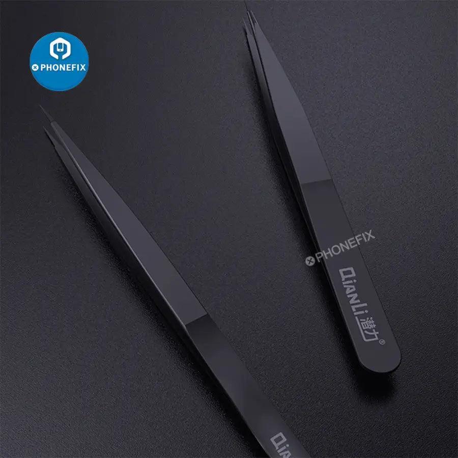 Qianli Ineezy Non-Magnetic Stainless Steel Tweezers For Jump Wire - Image 4