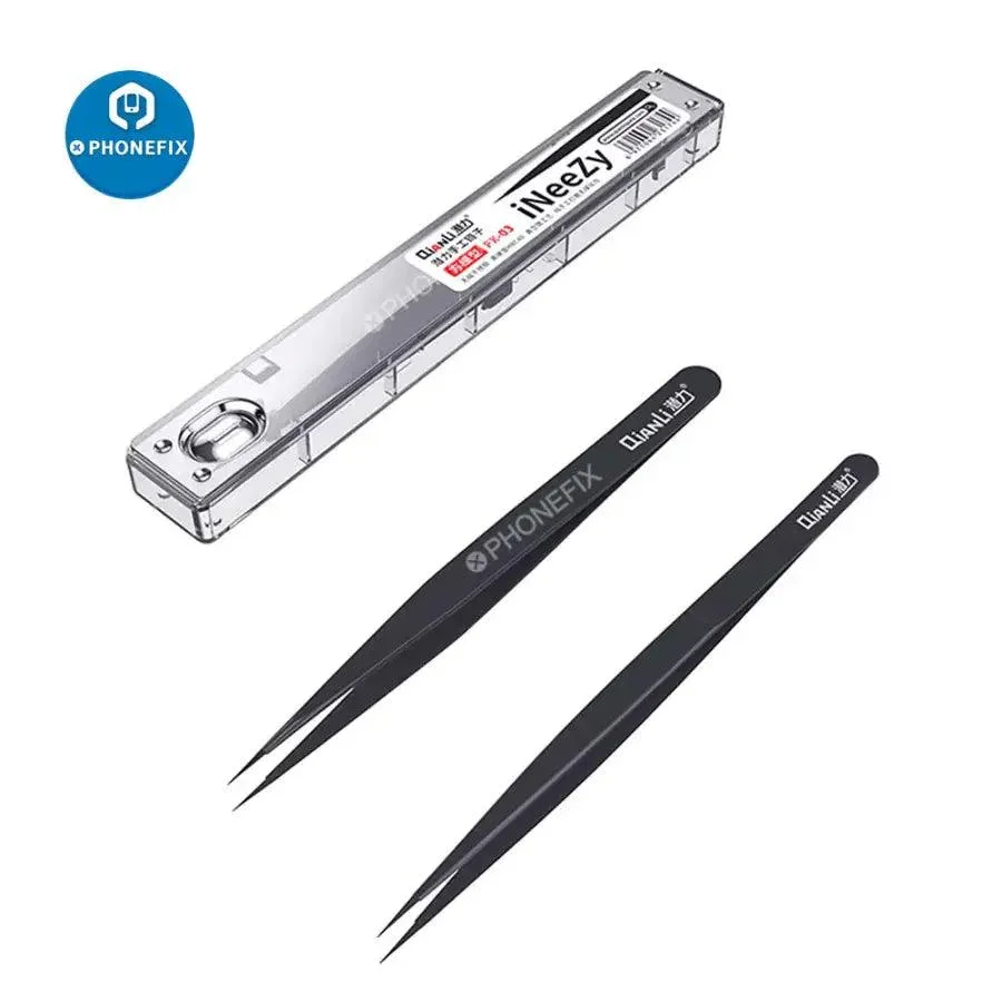 Qianli Ineezy Non-Magnetic Stainless Steel Tweezers For Jump Wire - Image 8