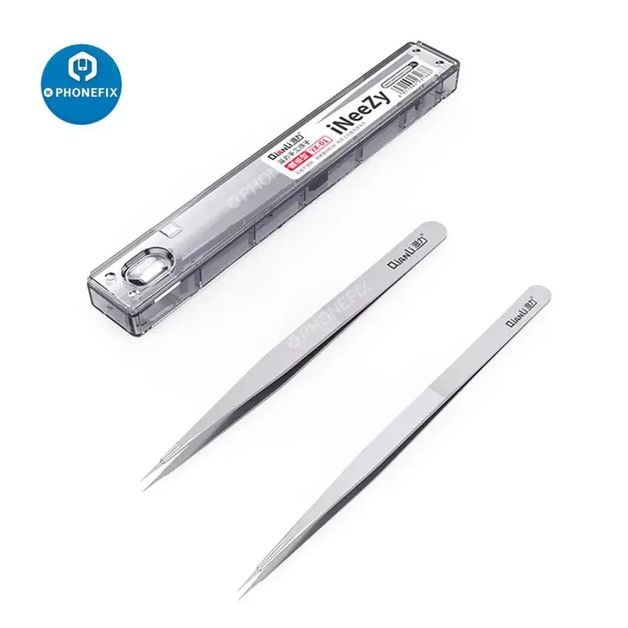 Qianli Ineezy Non-Magnetic Stainless Steel Tweezers For Jump Wire - Image 9