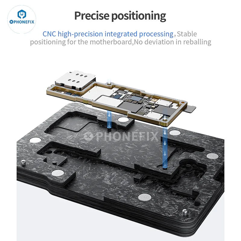 QianLi iPhone 15 Series Middle Frame Reballing Platform 6 In 1 Set - Image 2