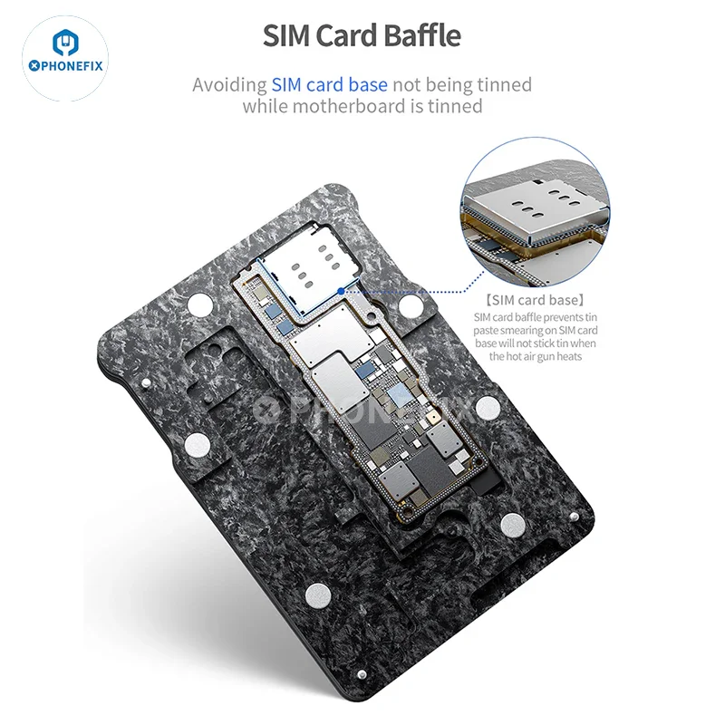QianLi iPhone 15 Series Middle Frame Reballing Platform 6 In 1 Set - Image 5