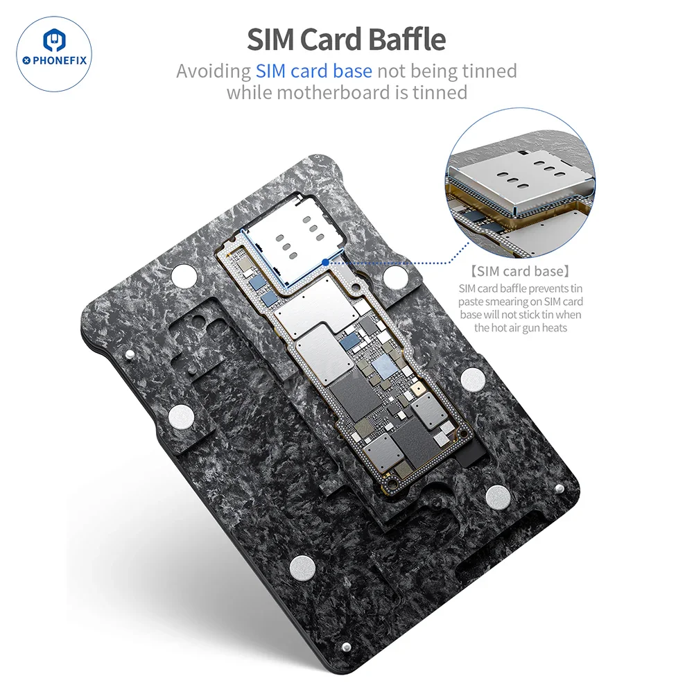 QianLi iPhone 16 Plus/16 Pro Max 4 In 1 Middle Layer Reballing Platform - Image 2