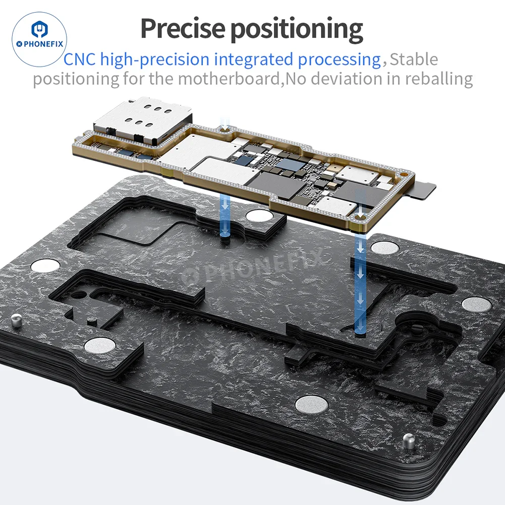 QianLi iPhone 16 Plus/16 Pro Max 4 In 1 Middle Layer Reballing Platform - Image 4