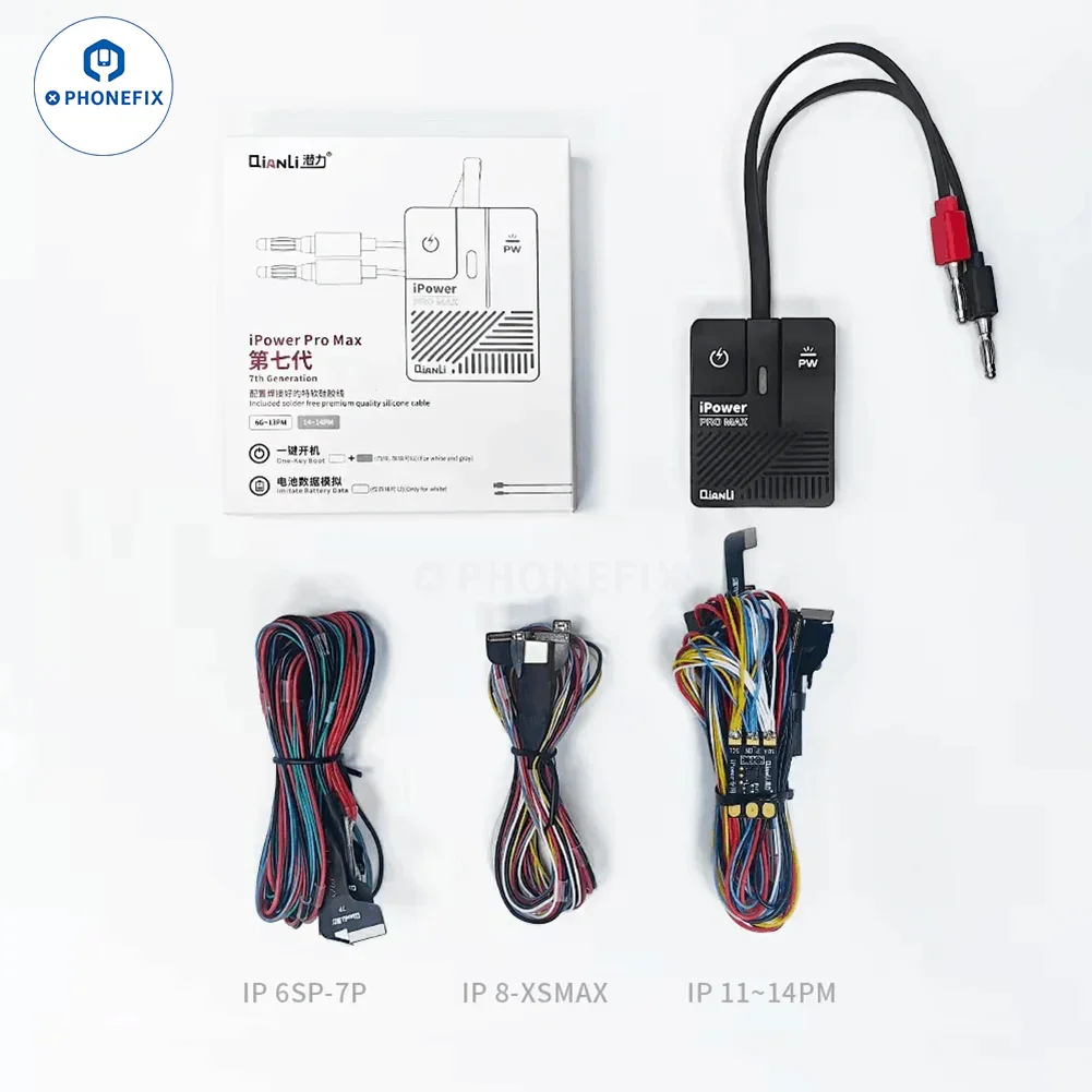 QIANLI iPower Pro Max DC Power Supply Test Cable For iPhone 6-16 Pro Max - Image 3