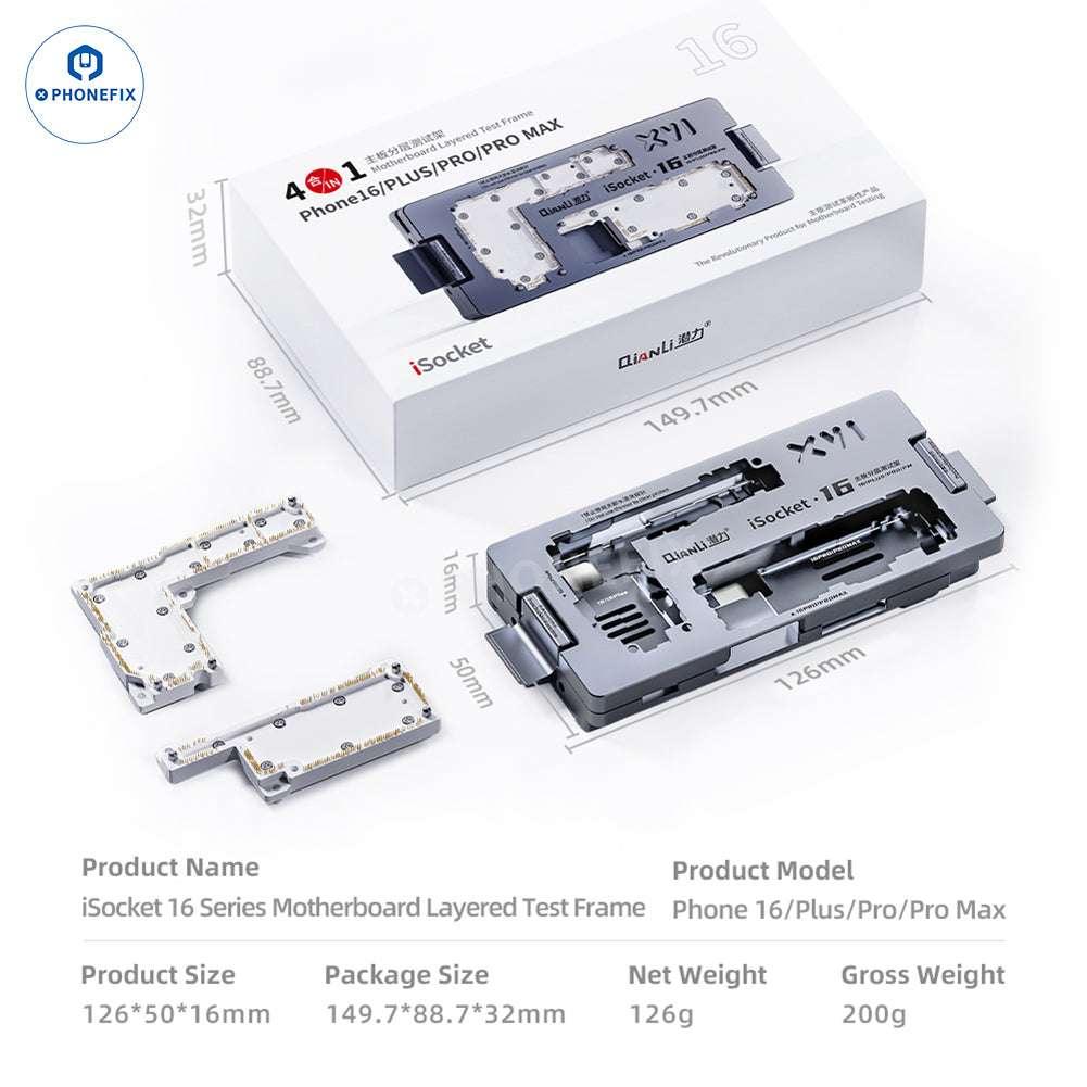 QianLi iSocket iPhone 16 Series 4-In-1 Motherboard Layered Test Fixture - Image 9