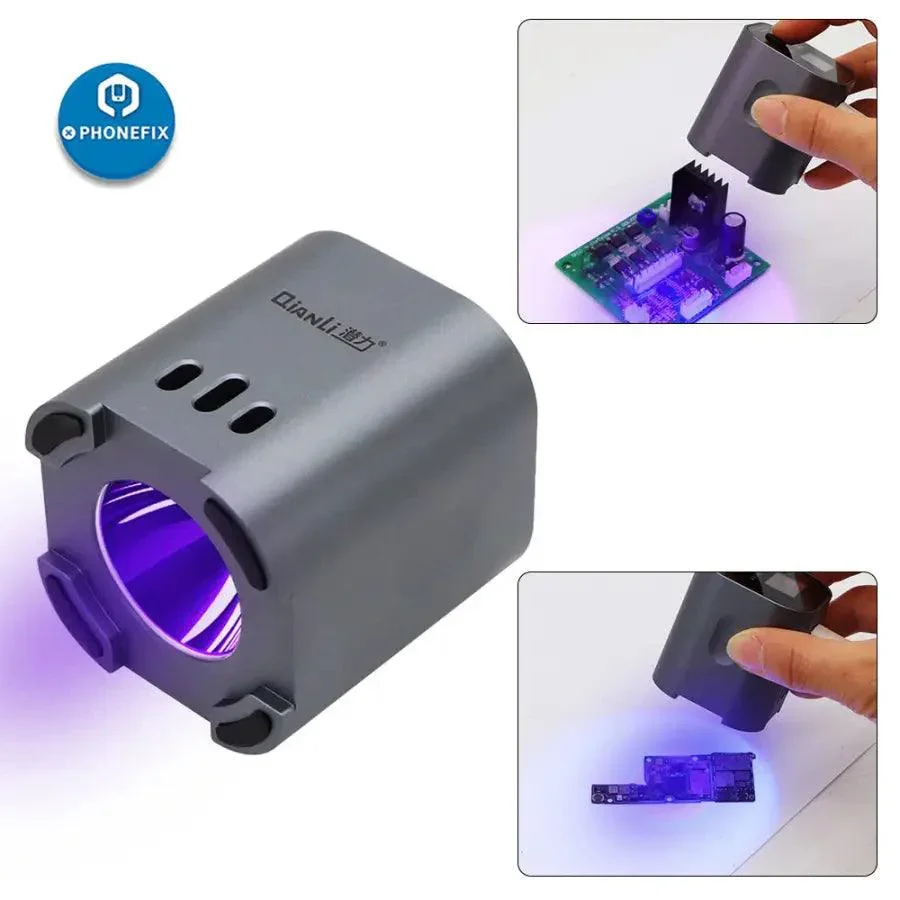 Qianli iUV Intelligent UV Curing Lamp Green Oil LED Purple Light - Image 3