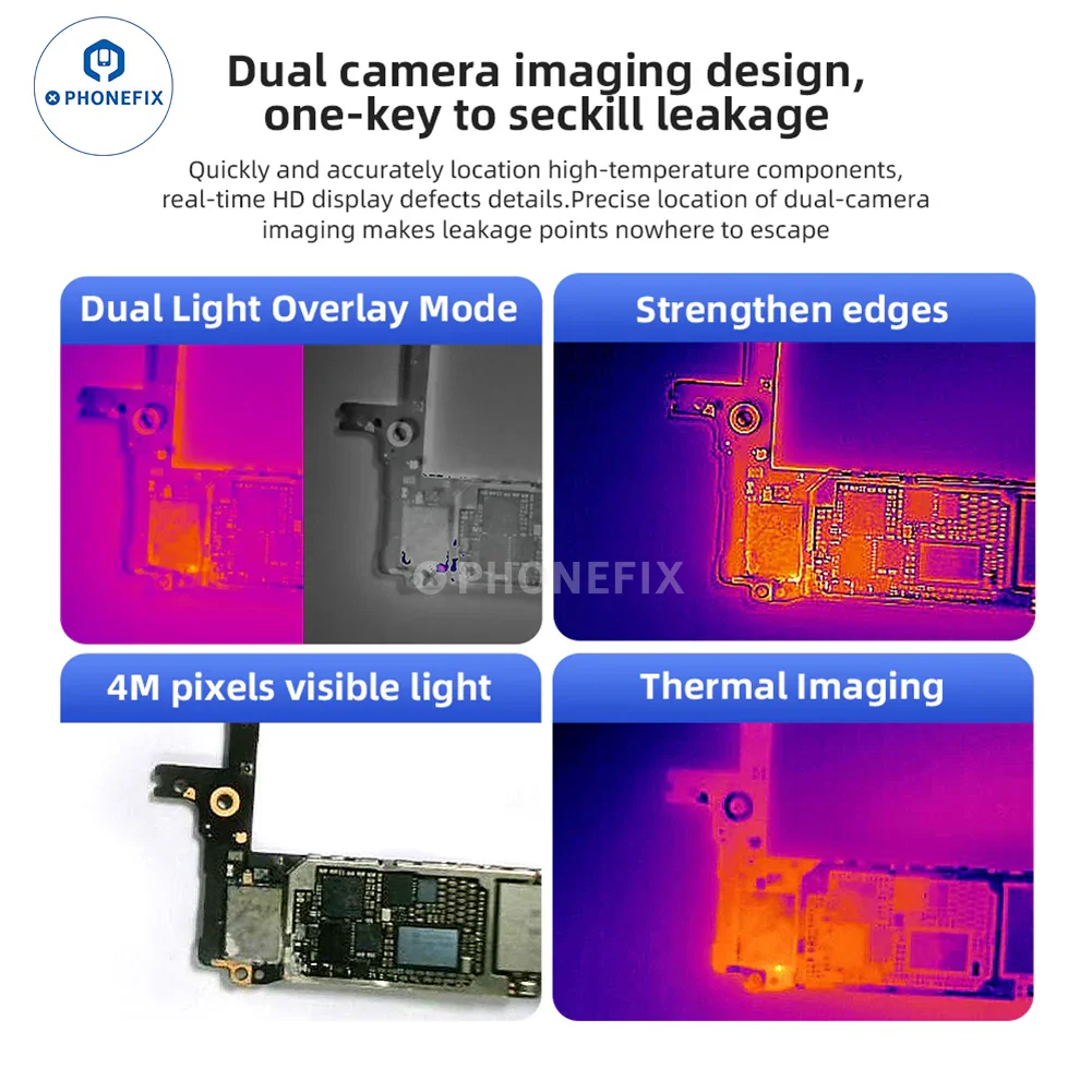 QianLi L256 iStele Dual-Spectral Thermal Camera PCB Leakage Detection - Image 2