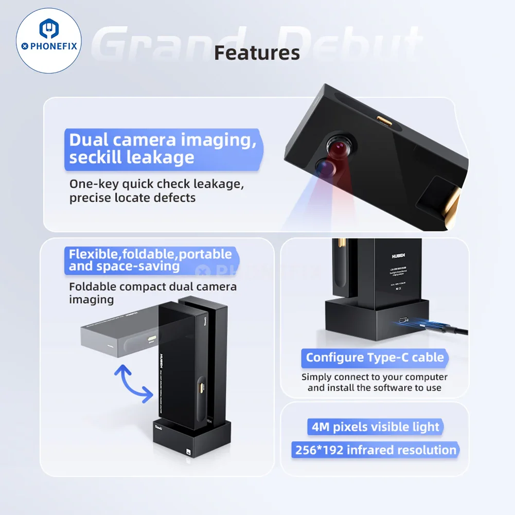 QianLi L256 iStele Dual-Spectral Thermal Camera PCB Leakage Detection - Image 5