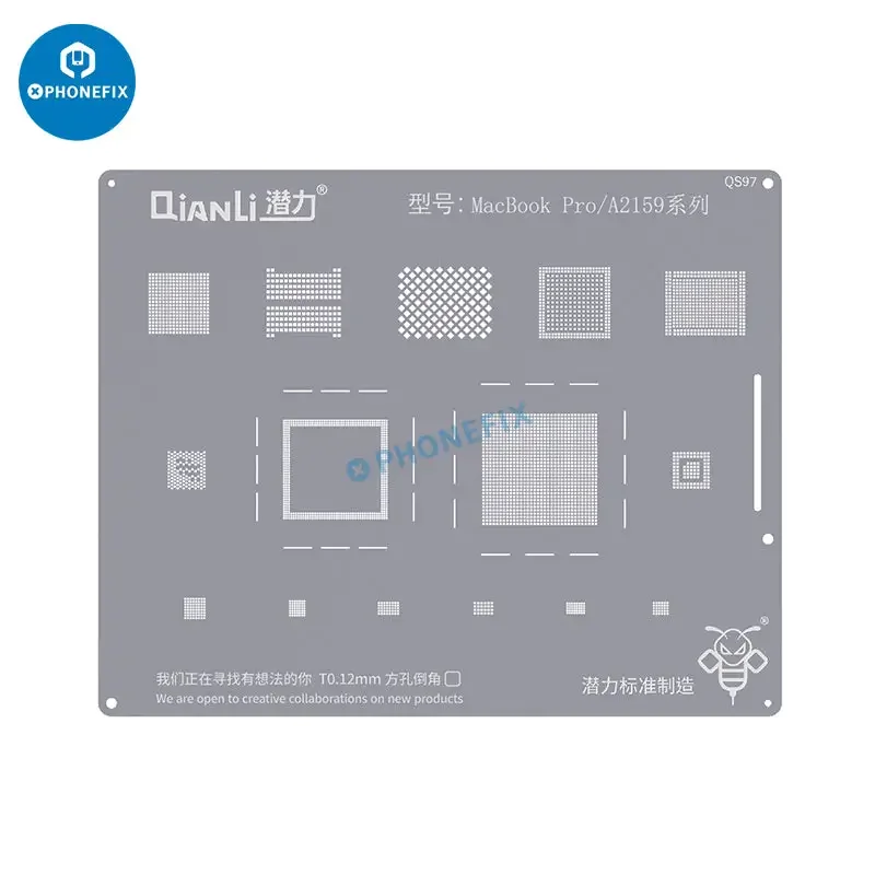Qianli MAC BGA Reballing Stencil For MacBook Chip Soldering Repair - Image 10