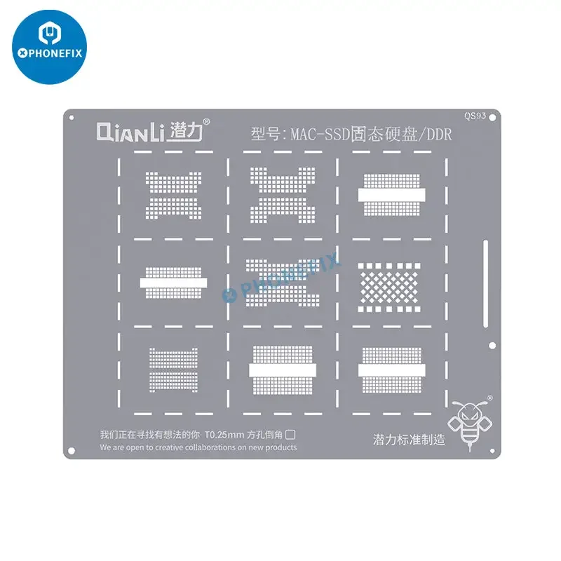 Qianli MAC BGA Reballing Stencil For MacBook Chip Soldering Repair - Image 6
