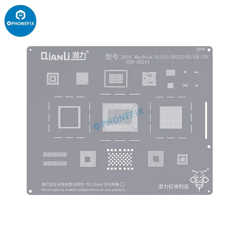 Qianli MAC BGA Reballing Stencil For MacBook Chip Soldering Repair - Image 7