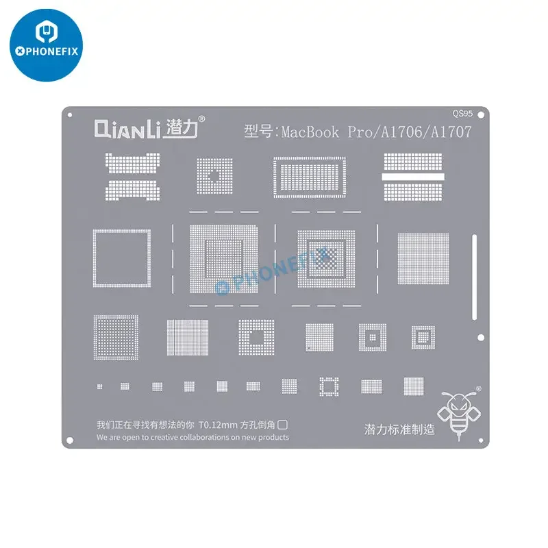 Qianli MAC BGA Reballing Stencil For MacBook Chip Soldering Repair - Image 8