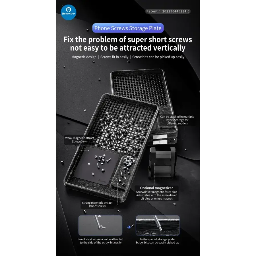 Qianli Magnetic Phone Screws Storage Plate Tray For Phone Repair - Image 10