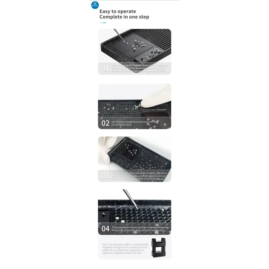 Qianli Magnetic Phone Screws Storage Plate Tray For Phone Repair - Image 14