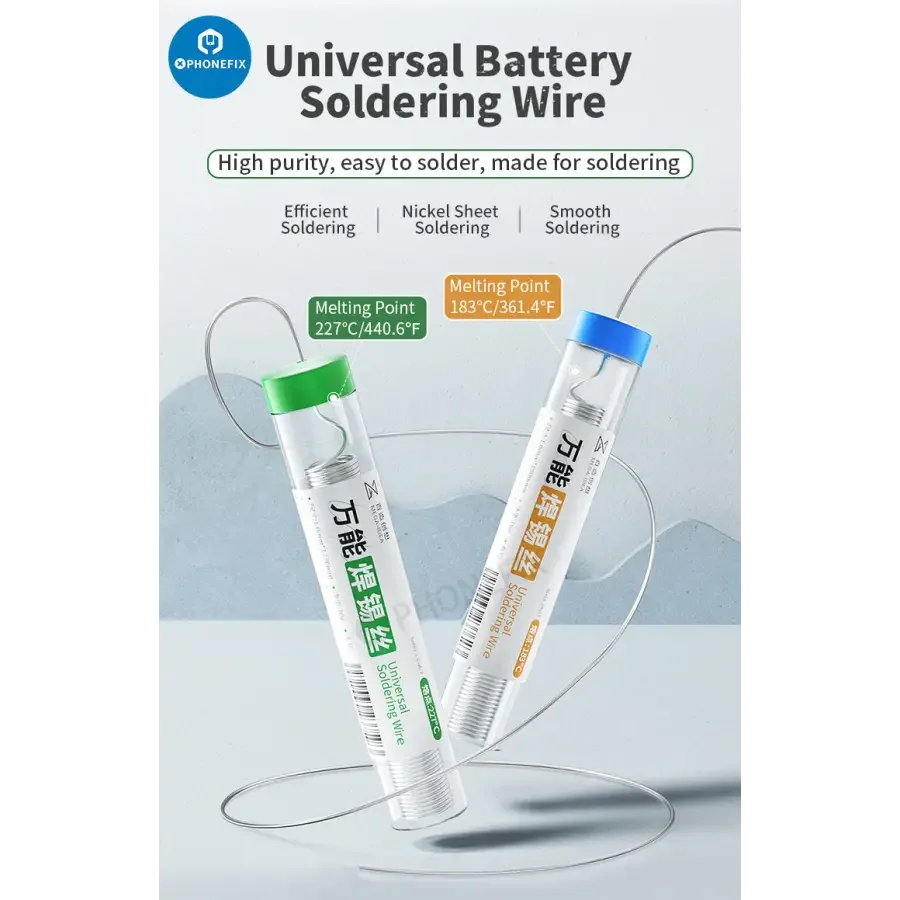 Qianli MEGA-IDEA 0.8mm Universal Soldering Wire For Battery Repair - Image 12