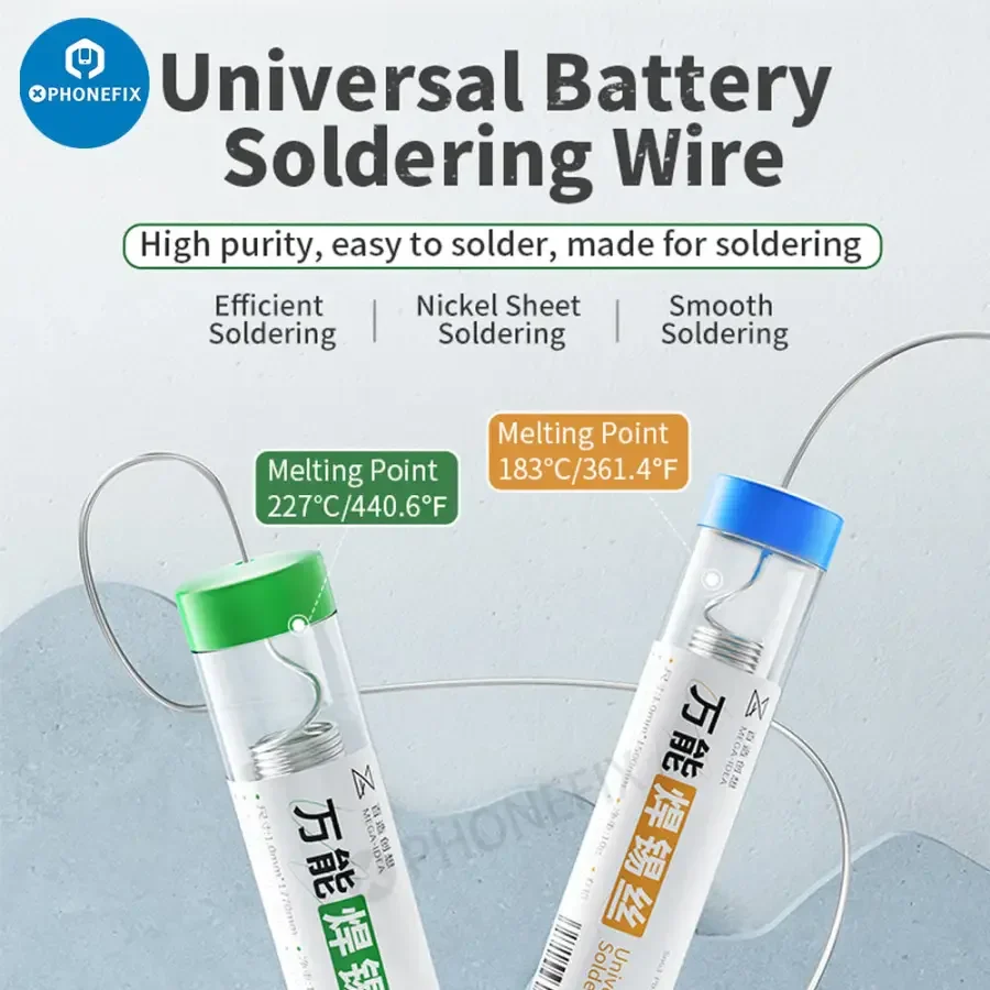Qianli MEGA-IDEA 0.8mm Universal Soldering Wire For Battery Repair - Image 3
