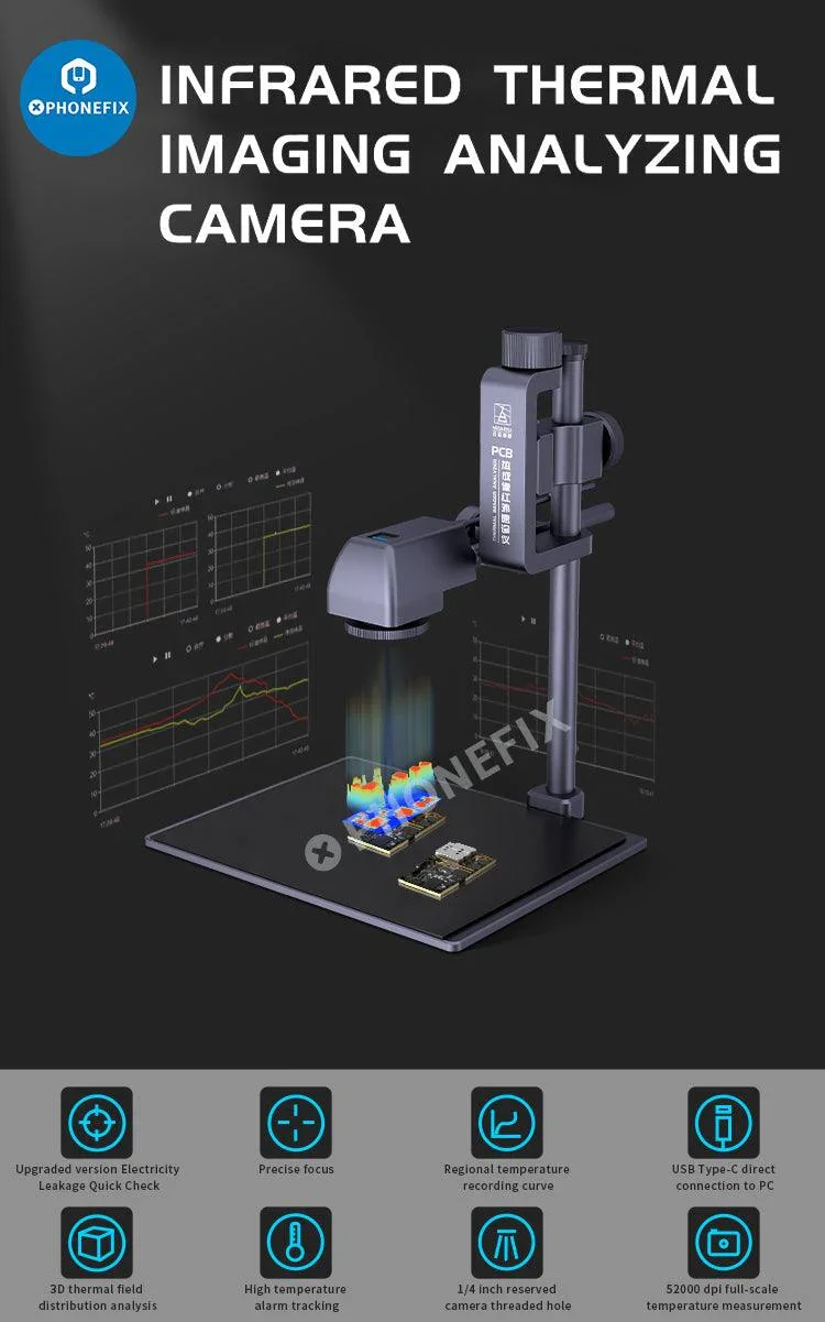QIANLI Mega-Idea PCB 3D Infrared Thermal Imaging Camera - Image 3