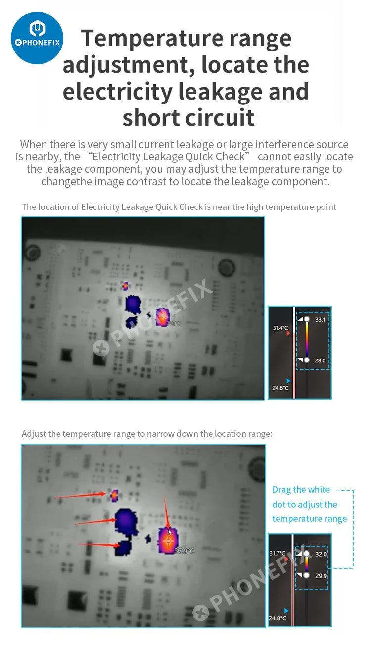 QIANLI Mega-Idea PCB 3D Infrared Thermal Imaging Camera - Image 5