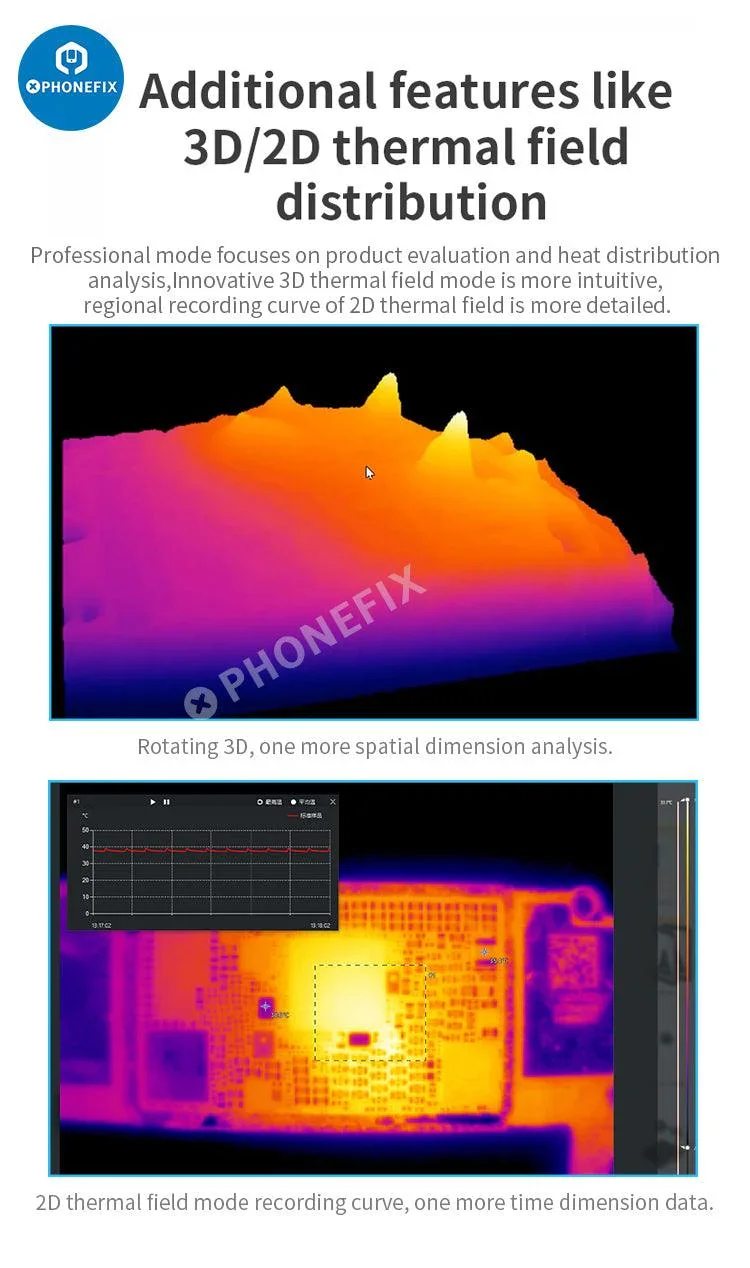 QIANLI Mega-Idea PCB 3D Infrared Thermal Imaging Camera - Image 7