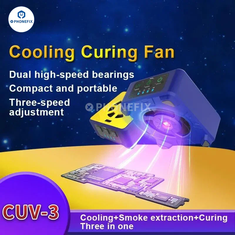 Qianli MEGA-IDEA Turbo Cooling Curing Fan Motherboard Chip Repair - Image 12