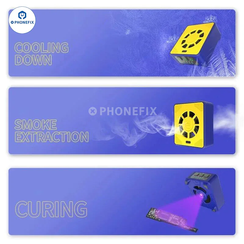 Qianli MEGA-IDEA Turbo Cooling Curing Fan Motherboard Chip Repair - Image 13