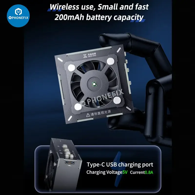 Qianli MEGA-IDEA Turbo Cooling Curing Fan Motherboard Chip Repair - Image 5