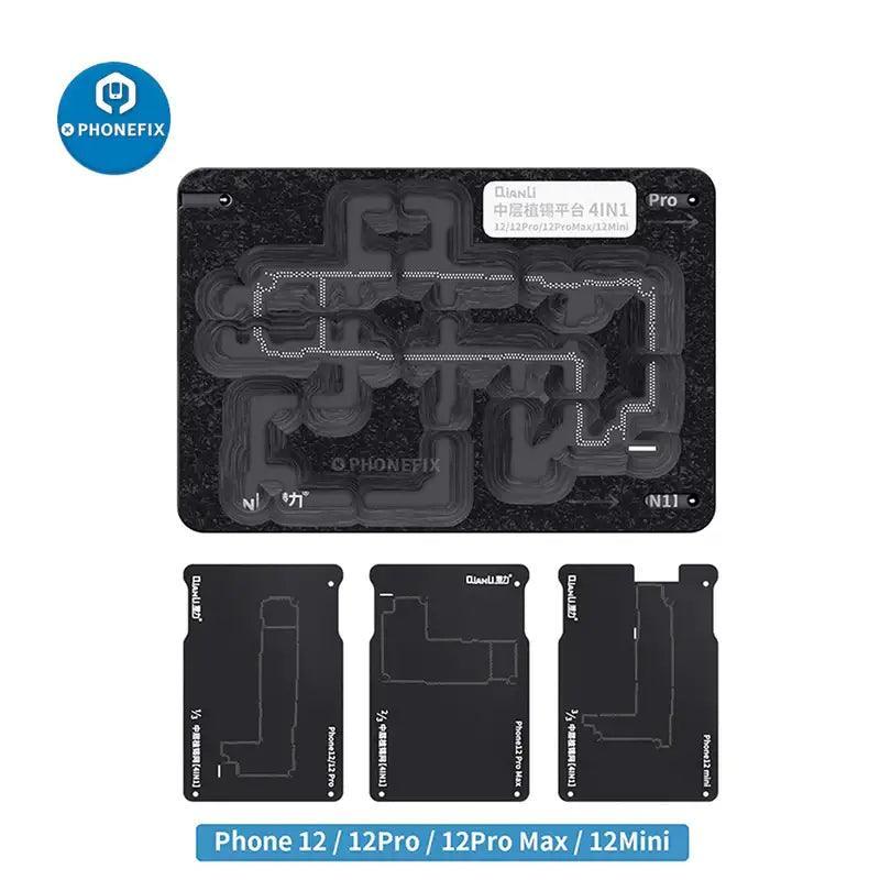 QianLi Middle Frame Reballing Platform For iPhone X-16 Pro Max - Image 11