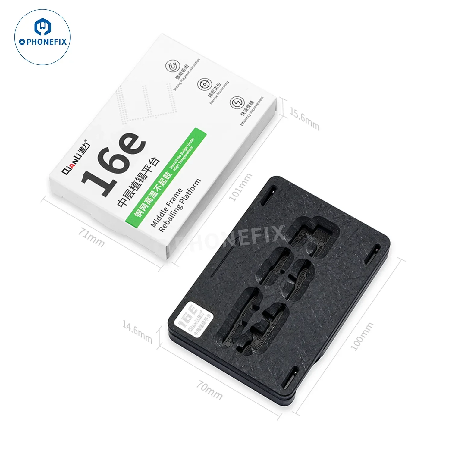 QianLi Middle Frame Reballing Platform For iPhone X-16 Pro Max - Image 5