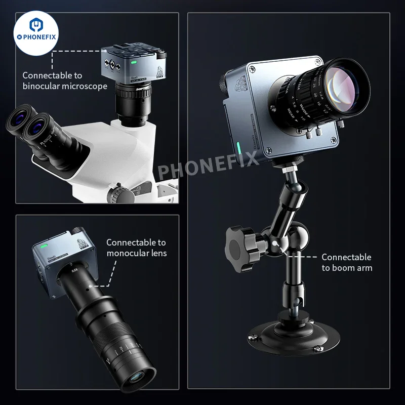 Qianli Super Cam Ai Gorilla 4K Camera 0.5X 0.7X Auxiliary Barlow Lens - Image 5