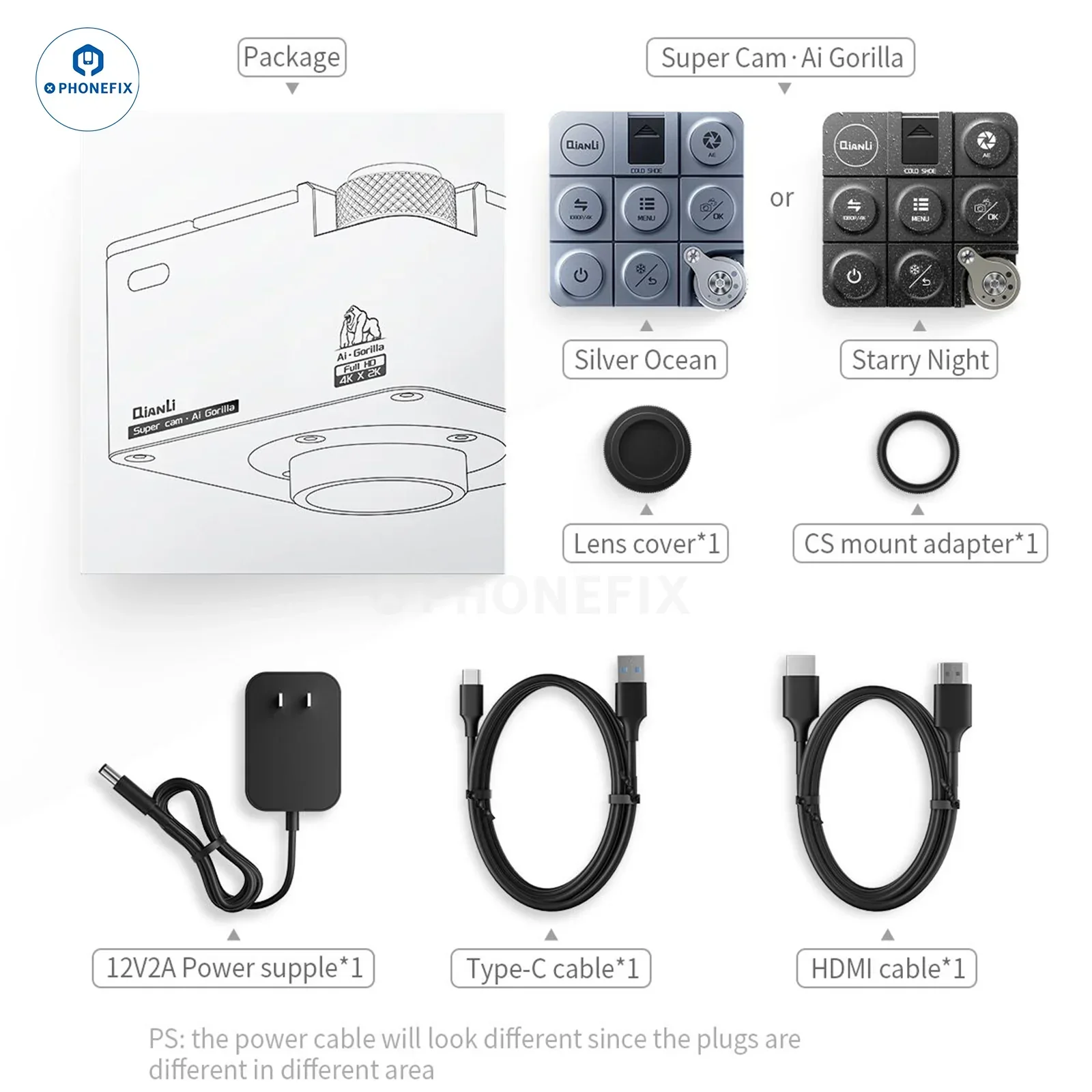 Qianli Super Cam Ai Gorilla 4K Camera 0.5X 0.7X Auxiliary Barlow Lens - Image 9