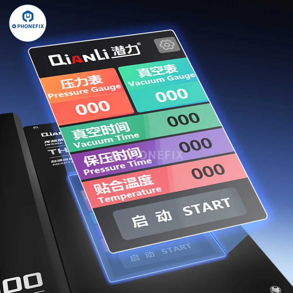 QianLi TH800 Adaptive Laminating Machine For Curved Flat Screen - Image 4